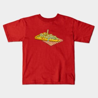 Hungry for Travels: Slice of Italy Kids T-Shirt